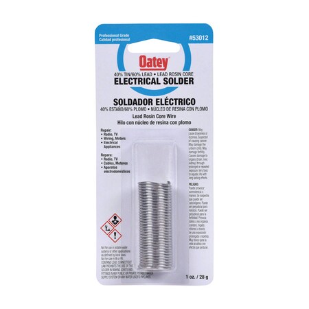 Oatey Wire Sldr 40/60 Rc 1Oz 53012